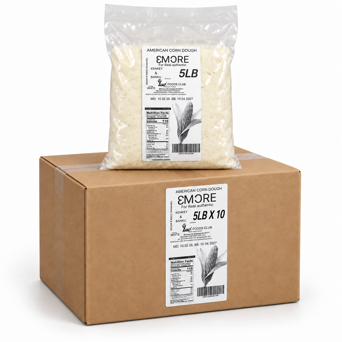 YAMeX American Corn Dough 5lb X 12