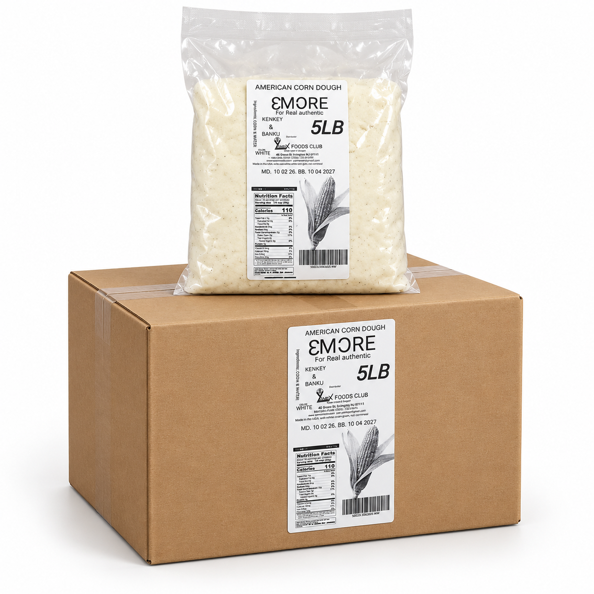 YAMeX American Corn Dough 5lb X 12