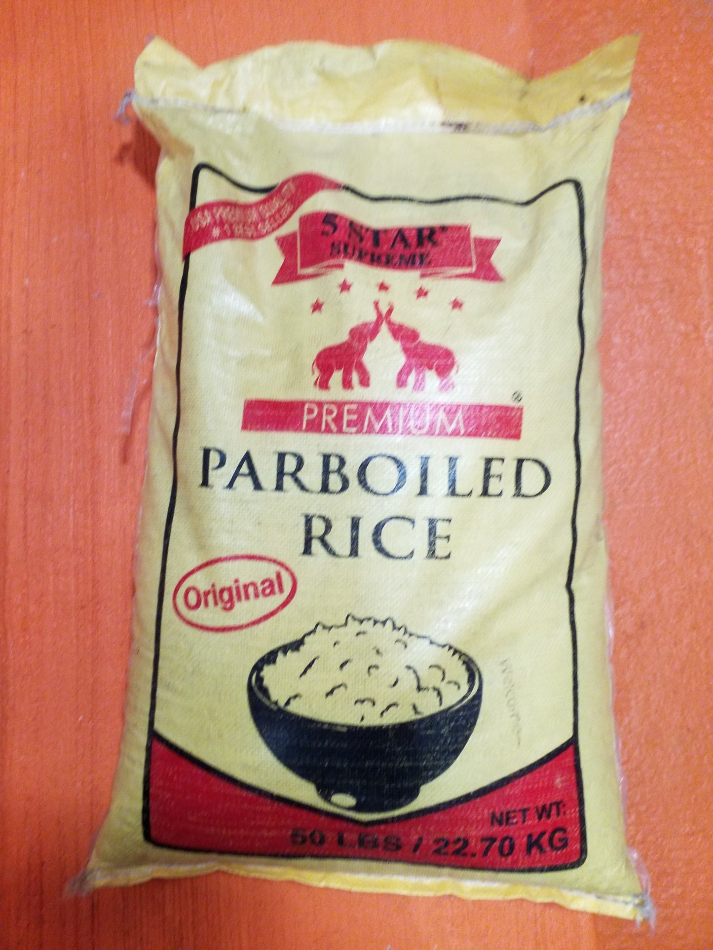 5 STAR PARBOILED RICE