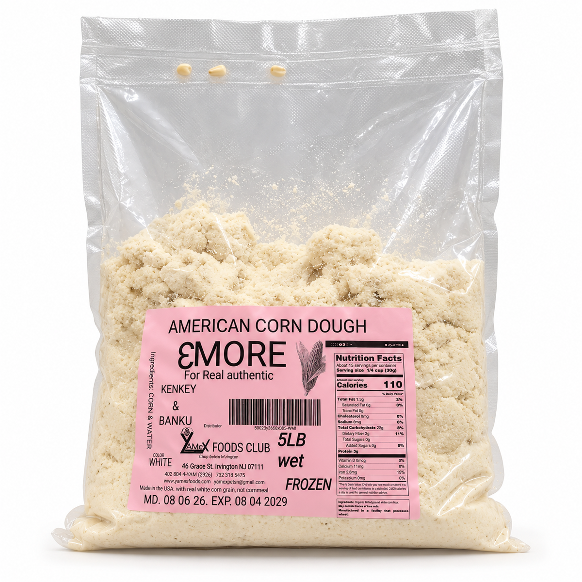 YAMeX American Corn Dough
